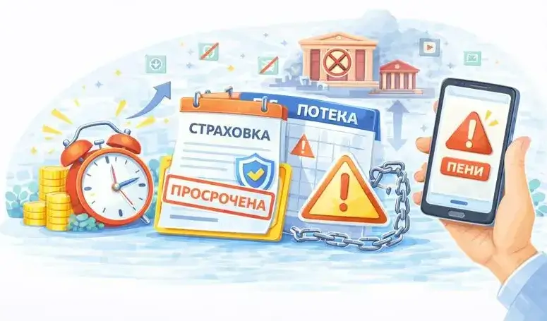 Просрочил ипотечную страховку